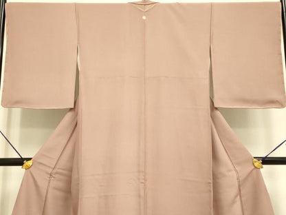 平和屋着物●極上　色無地　鴇浅葱色　ロング丈　逸品　未使用　DZAB3893kh6