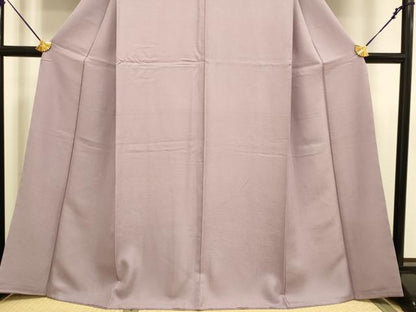 平和屋着物●極上　色無地　梅鼠色　逸品　未使用　DZAB3894kh6