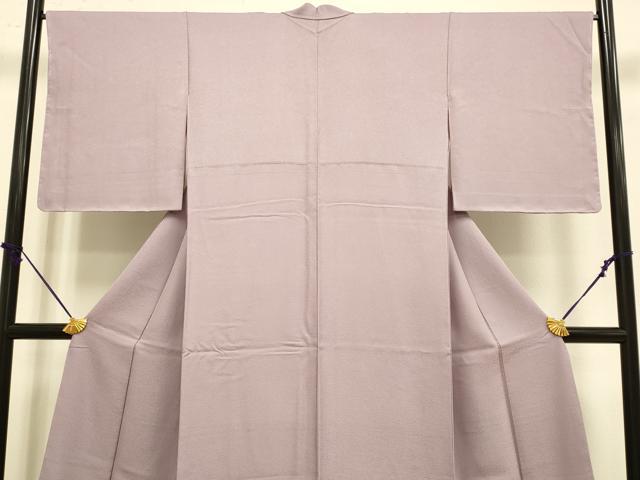 平和屋着物●極上　色無地　梅鼠色　逸品　未使用　DZAB3894kh6