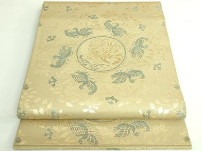 平和屋着物●極上　西陣　川島織物　六通柄　本袋帯　鳳凰　金糸　逸品　DZAB3912kh6