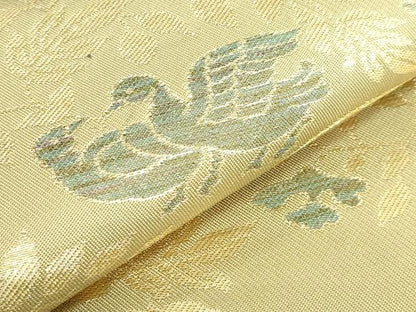 平和屋着物●極上　西陣　川島織物　六通柄　本袋帯　鳳凰　金糸　逸品　DZAB3912kh6