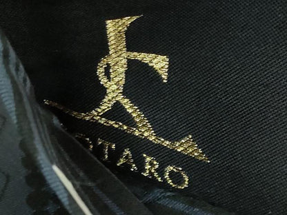 平和屋本店●極上　キモノデザイナー　斉藤上太郎　両面　六通柄袋帯　草花文　金糸　上代230万　反端付き　逸品　DZAB3926kh6