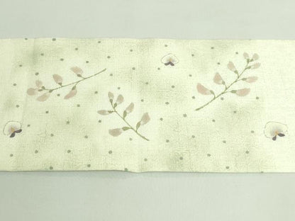 平和屋着物●希少　清次郎　手描き　九寸名古屋帯　舞花文　金彩　逸品　DZAB3929kh6