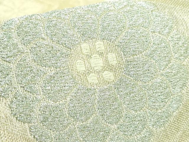 平和屋着物●極上　六通柄袋帯　唐織　優雅　花菱文　金銀糸　逸品　DZAB3950kh6