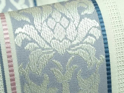 平和屋本店●極上　本場筑前博多織　両面　全通柄袋帯　更紗花間道　逸品　未使用　DZAB3951kh6