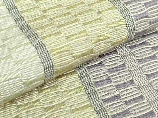 平和屋着物●極上　首里　ロートン織　道屯織　八寸名古屋帯　逸品　DZAB3956kh6