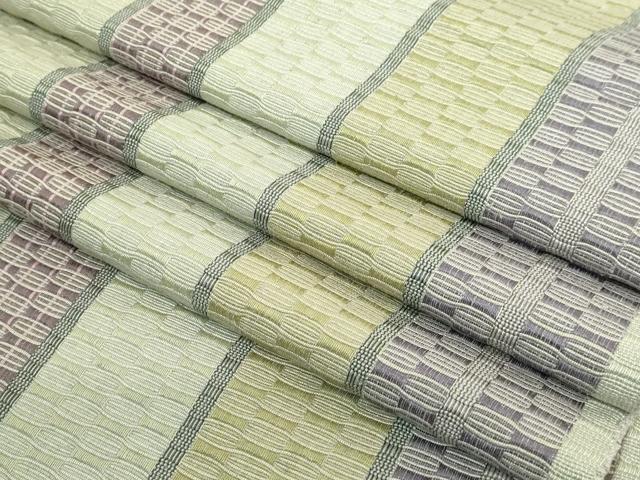 平和屋着物●極上　首里　ロートン織　道屯織　八寸名古屋帯　逸品　DZAB3956kh6