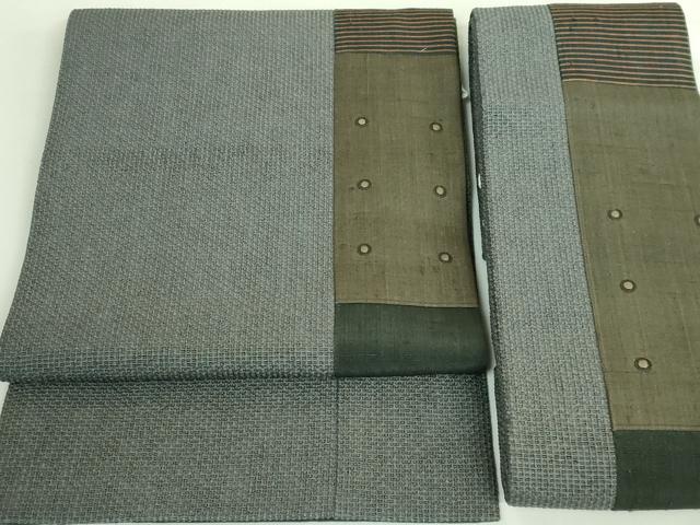 平和屋本店●極上 Maru Factory 丸山正 創作 つけ帯 逸品 DZAB3976kh6