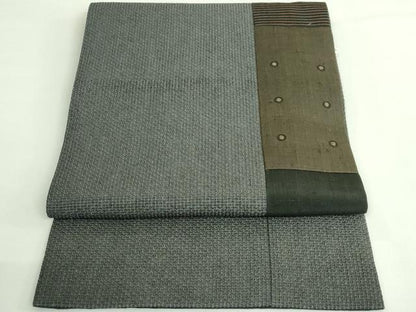 平和屋本店●極上 Maru Factory 丸山正 創作 つけ帯 逸品 DZAB3976kh6