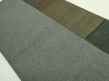 平和屋本店●極上 Maru Factory 丸山正 創作 つけ帯 逸品 DZAB3976kh6