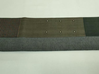 平和屋本店●極上 Maru Factory 丸山正 創作 つけ帯 逸品 DZAB3976kh6