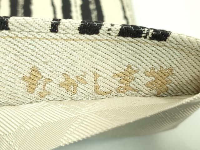 平和屋着物●極上　西陣　長嶋成織物　ながしま帯　六寸帯　縞　逸品　DZAB3995kh6