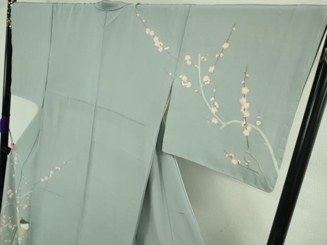 平和屋本店●極上　加賀友禅の巨匠　初代　由水十久　訪問着　童子遊び　秘色色地　逸品　未使用　DZAB4023kh6