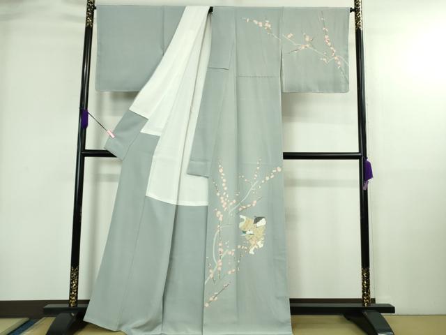 平和屋本店●極上　加賀友禅の巨匠　初代　由水十久　訪問着　童子遊び　秘色色地　逸品　未使用　DZAB4023kh6