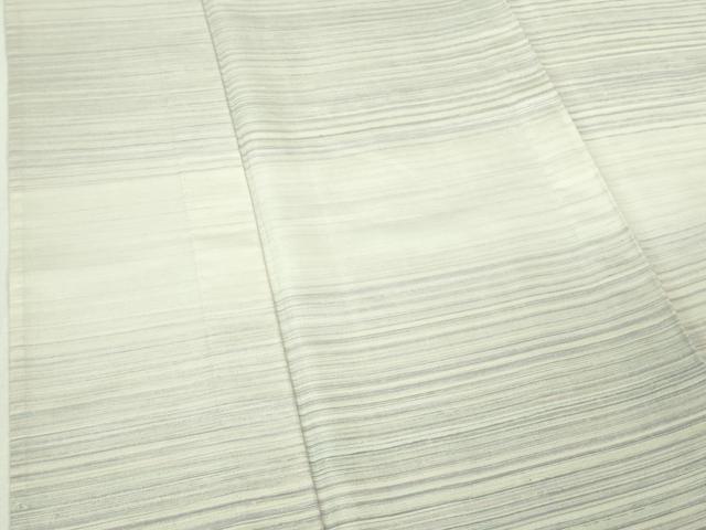平和屋本店＊極上　夏物　石川県指定無形文化財　夏牛首紬　白山工房　手織り　手シケ引染　染人:松田素尚子　証紙付き　逸品　DZAB4048kh6