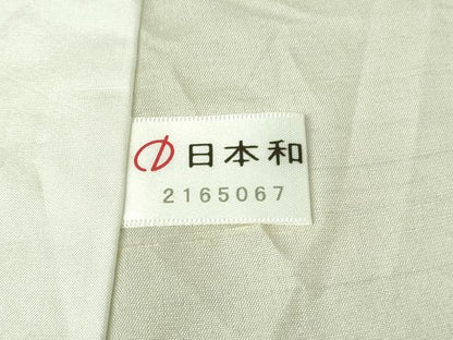 平和屋本店＊極上　夏物　石川県指定無形文化財　夏牛首紬　白山工房　手織り　手シケ引染　染人:松田素尚子　証紙付き　逸品　DZAB4048kh6