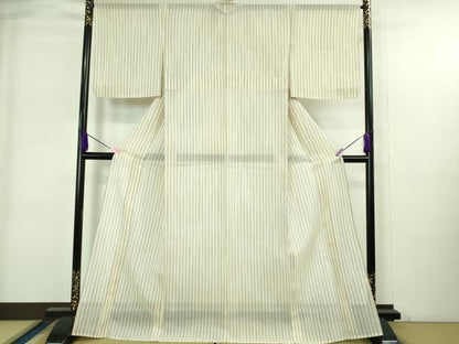 平和屋着物＊極上 夏物 紗紬 間道 逸品 未使用 DZAB4050kh6