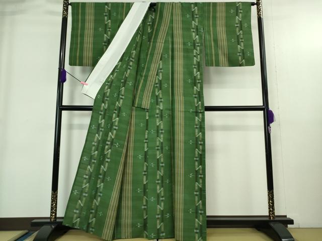 平和屋本店＊極上　夏物　本場琉球絣　夏琉球　純手織　大城広四郎織物謹製　証紙付き　逸品　DZAB4056kh6