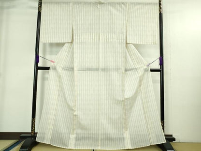 平和屋本店＊極上 夏物 明石ちぢみ 間道 逸品 未使用 DZAB4057kh6