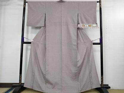平和屋着物▽極上 本塩沢 やまだ織 単衣 原田サダ作 格子 証紙付き 逸品 DZAB4060kh6