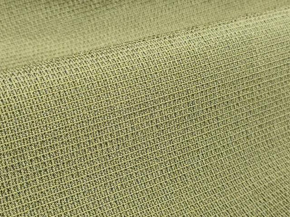 平和屋着物●極上　本塩沢　やまだ織　貝瀬テル作　白橡色地　証紙付き　逸品　未使用　DZAB4061kh6