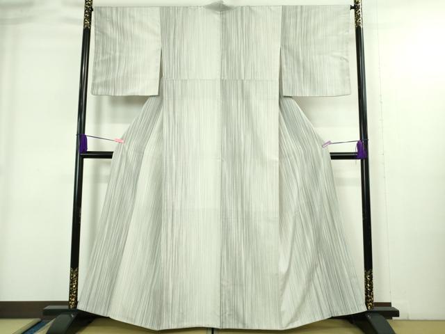 平和屋着物●極上　本塩沢　やまだ織　間道　逸品　DZAB4062kh6