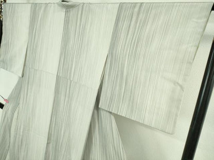 平和屋着物●極上　本塩沢　やまだ織　間道　逸品　DZAB4062kh6