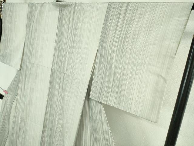 平和屋着物●極上　本塩沢　やまだ織　間道　逸品　DZAB4062kh6