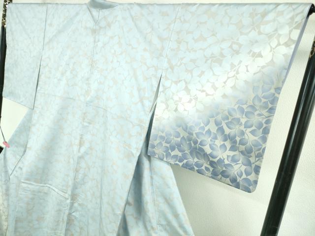 平和屋着物●極上　本場縞大島紬　訪問着　枝葉文　まさき織物謹製　証紙付き　逸品　DZAB4068kh6