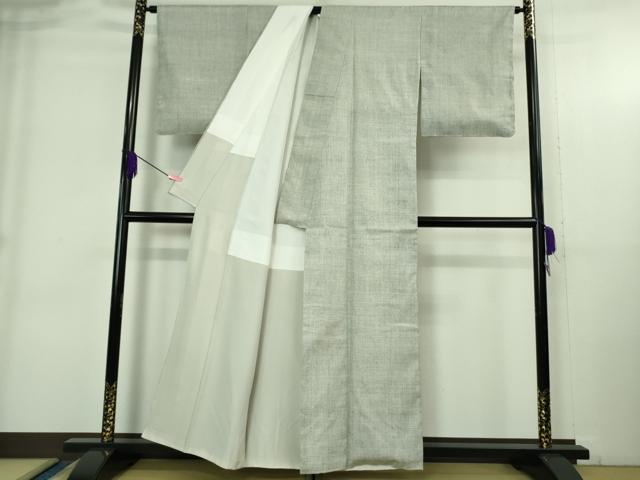 平和屋本店●極上　本場結城紬　重要無形文化財　100亀甲　総詰め　逸品　DZAB4076kh6
