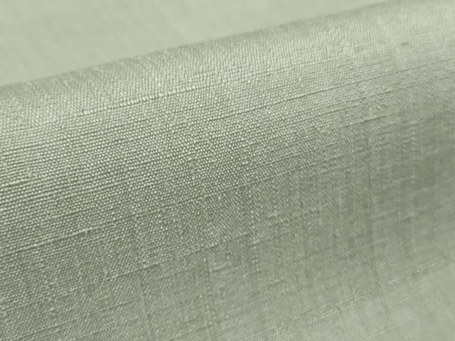 平和屋本店●極上　紬屋吉平　本場結城紬　重要無形文化財　色無地　白鼠色　証紙付き　逸品　DZAB4078kh6
