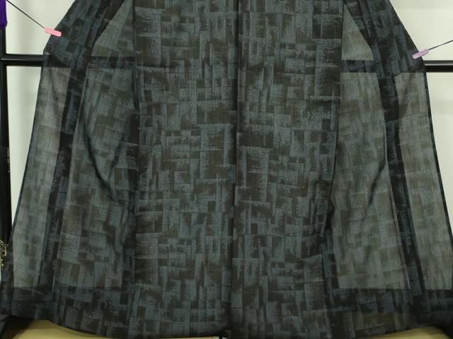 平和屋着物＊極上 夏物 結城紬 夏結城 100亀甲 逸品 DZAB4083kh6