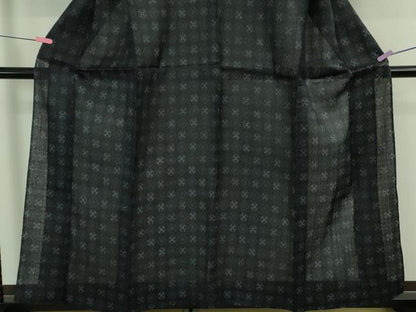 平和屋本店＊極上　夏物　重要無形文化財　本場宮古上布　苧麻　菱文　逸品　DZAB4085kh6