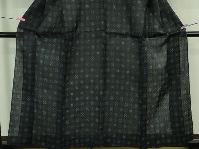 平和屋本店＊極上　夏物　重要無形文化財　本場宮古上布　苧麻　菱文　逸品　DZAB4085kh6
