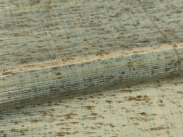 平和屋着物●極上　ぜんまい紬　市松文様　逸品　DZAB4110kh6