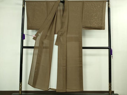 平和屋本店＊極上 夏物 男性 色無地 キングサイズ 紗 憲法色 伊勢丹扱い 逸品 DZAB4117kh6