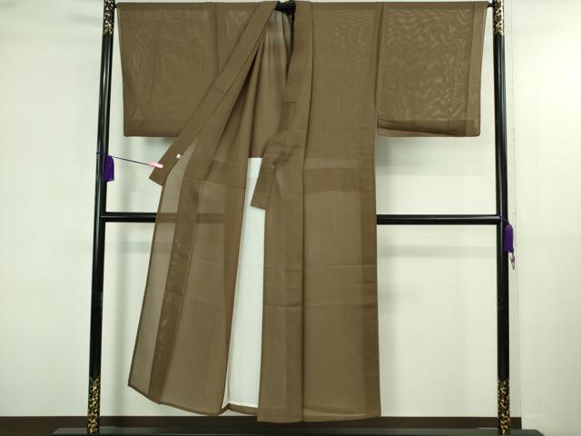 平和屋本店＊極上 夏物 男性 色無地 キングサイズ 紗 憲法色 伊勢丹扱い 逸品 DZAB4117kh6