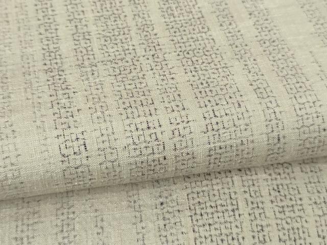 平和屋本店●極上　本場結城紬　重要無形文化財　100亀甲　間道　逸品　DZAB4118kh6