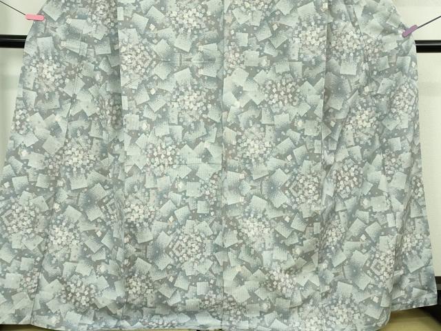 平和屋着物●極上　本場大島紬　白大島　9マルキ　箔散らし　逸品　DZAB4124kh6