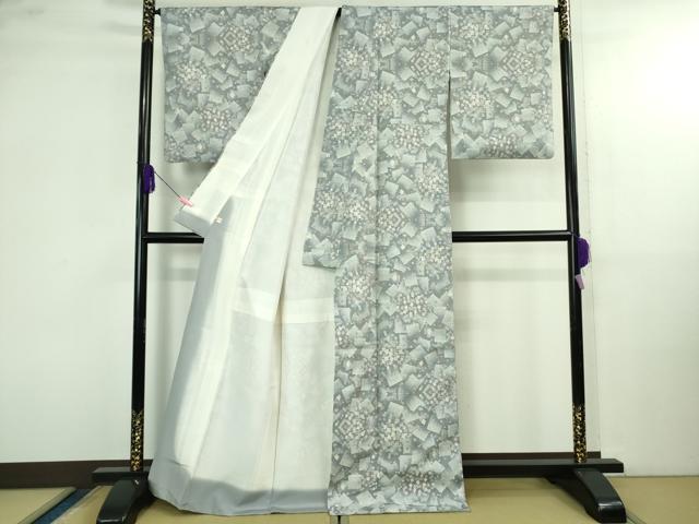 平和屋着物●極上　本場大島紬　白大島　9マルキ　箔散らし　逸品　DZAB4124kh6