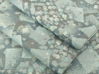 平和屋着物●極上　本場大島紬　白大島　9マルキ　箔散らし　逸品　DZAB4124kh6
