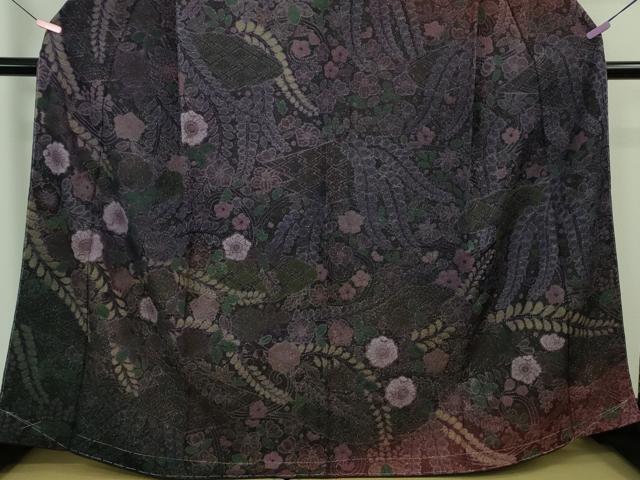 平和屋本店●極上 訪問着 辻が花 暈し染め 金通し地 逸品 未使用 DZAB4126kh6
