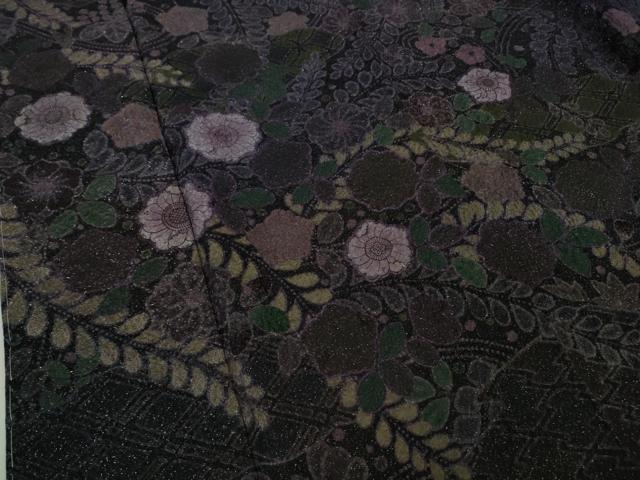 平和屋本店●極上 訪問着 辻が花 暈し染め 金通し地 逸品 未使用 DZAB4126kh6
