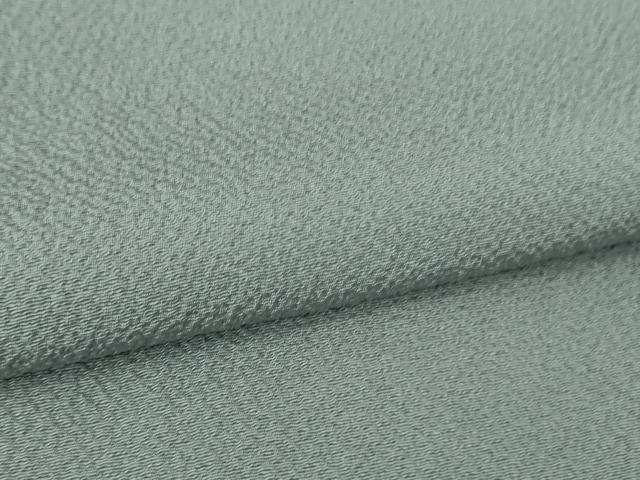 平和屋着物▽極上 色無地 単衣 オーキドグレイ色 縮緬地 逸品 未使用 DZAB4136kh6