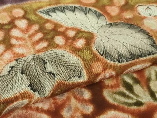 平和屋着物●極上　十七代京屋林蔵　黒留袖　刺繍　辻が花　暈し染め　逸品　DZAB4143kh6