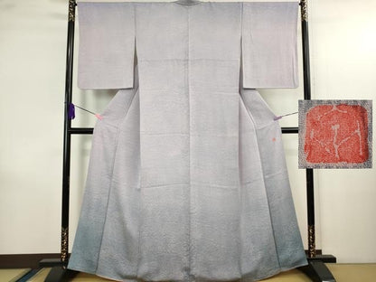 平和屋本店●極上　佐波理綴　創作者 池口定男　訪問着　暈し染め　逸品　DZAB4156kh6