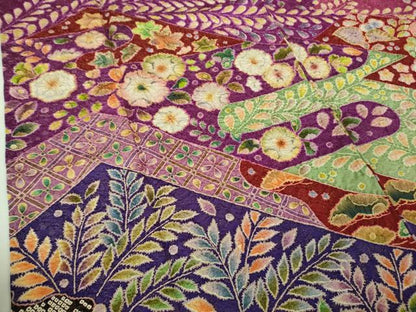 平和屋本店●極上 訪問着 作家物 辻が花 金通し地 鈴乃屋扱い 逸品 DZAB4158kh6
