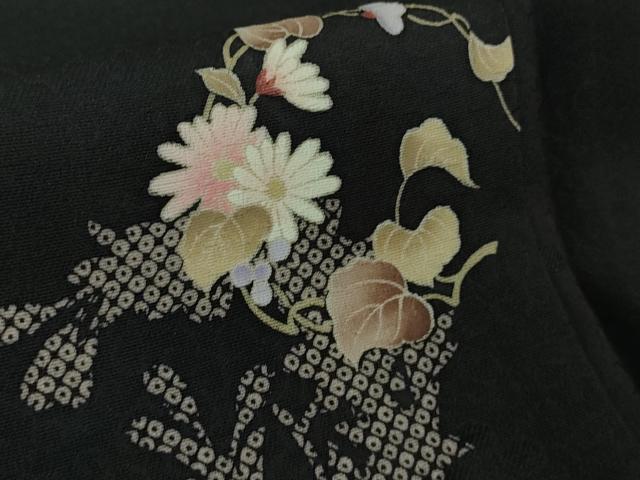平和屋着物●極上　十代目 歌舞伎役者 坂東三津五郎　訪問着　花丸文　蝉色地　暈し染め　やまと誂製　ロング丈　逸品 未使用　DZAB4160kh6