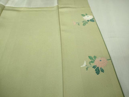 平和屋着物●極上　訪問着　友禅　作家物　吉祥花文　暈し染め　逸品　DZAB4176kh6