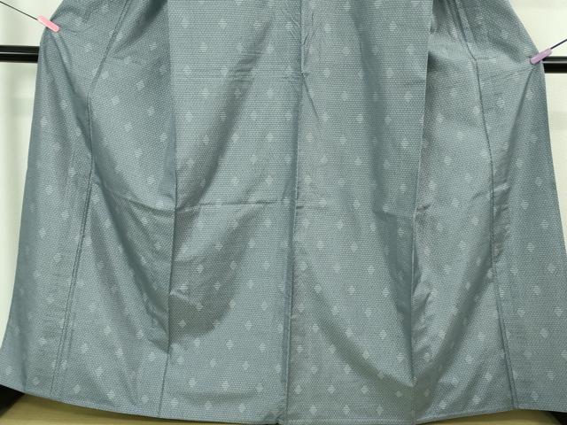 平和屋着物▽極上　薩摩結城　本場大島紬　単衣　大迫織物謹製　証紙付き　逸品　DZAB4183kh6
